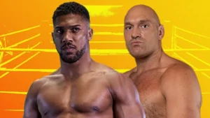 Tyson Fury and Anthony Joshua ahead of potential heavyweight world title fight