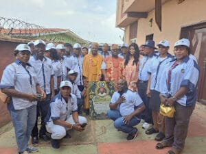 Alloysious Obi receiving recognition as Grand Patron of South East South South Middle Belt Forum