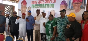Working People United leaders and members during the inauguration of the group’s Lagos chapter.