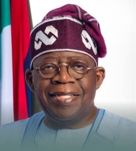 Bola Tinubu wearing traditional attire