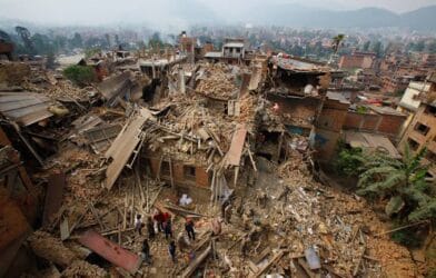 Rescue operation after devastating floods in Nepal