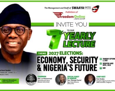 Sanwo-Olu Lai Mohammed Gbenga Daniel 2027 elections lecture