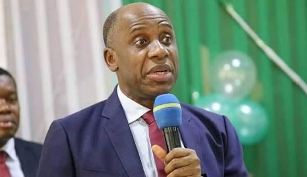 Rotimi Amaechi and Omoyele Sowore during a heated political exchange