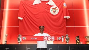Super Falcons defender Oluwatosin Demehin in Benfica colours