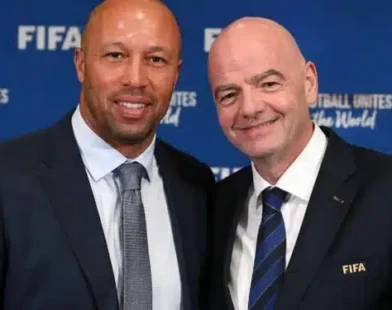 Gianni Infantino and football stars amid calls for FIFA leadership change