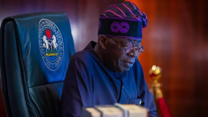 Bola Tinubu amid controversy over academic credentials court case