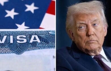 US visa and passport amid planned visa revocation for asylum seekers.