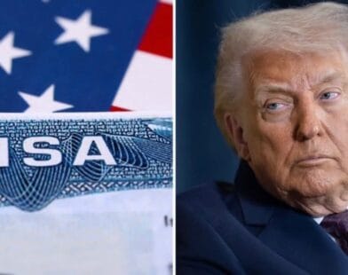 US visa and passport amid planned visa revocation for asylum seekers.