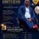 Hon. Gibson Akporehe, CEO of StarhavenTV, celebrating his birthday.