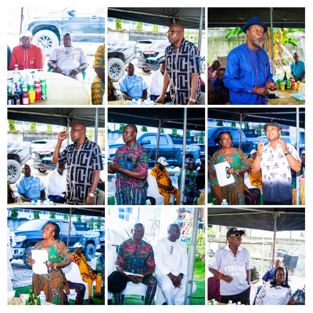 Uvwie APC stakeholders at a meeting backing Governor Oborevwori for 2027