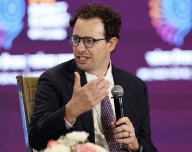 Anthropic CEO Dario Amodei discussing artificial intelligence safety risks