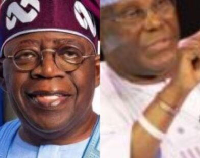 Atiku Abubakar and Bola Tinubu amid 2027 election eligibility court case