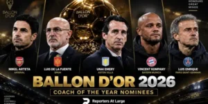 Ballon d’Or 2026 Coach of the Year nominees