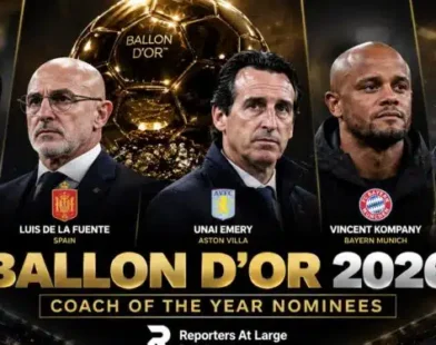 Ballon d’Or 2026 Coach of the Year nominees