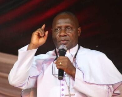 CAN President Daniel Okoh speaking about political activities ahead of the 2027 elections