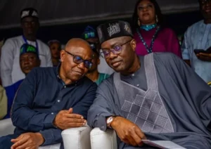 Peter Obi speaks at Seyi Makinde’s campaign office inauguration in Abuja