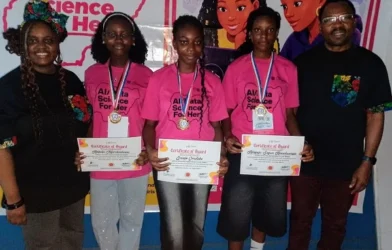Nigerian girls participate in STEM and data science training