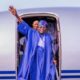 President Bola Tinubu returns to Nigeria after a four-week European vacation.