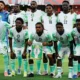 Nigeria Super Eagles players preparing for their AFCON 2027 qualifying match against Guinea-Bissau.