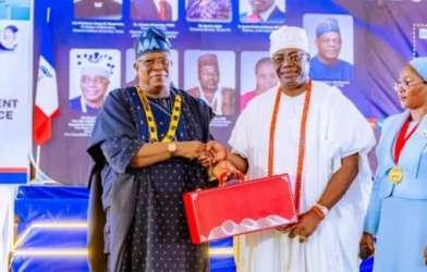 Alara of Ilara and Dakuku Peterside at ANMC 2026 conference