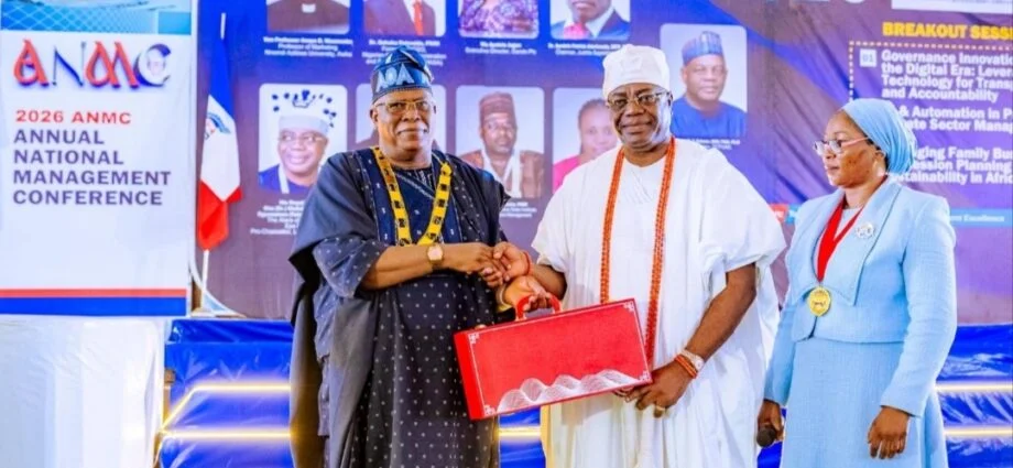 Alara of Ilara and Dakuku Peterside at ANMC 2026 conference