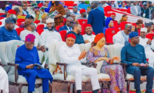 Nigerian youths at a conference ahead of the National Youth Conference