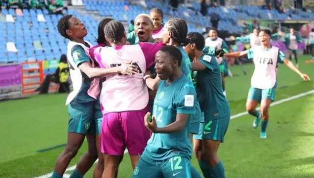 Nigeria Falconets celebrate 3-0 win over England at U-20 Women’s World Cup