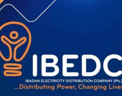 Police inspect vandalised electricity infrastructure in Ikirun, Osun State.