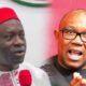 Charles Soludo and Peter Obi amid Anambra loan controversy