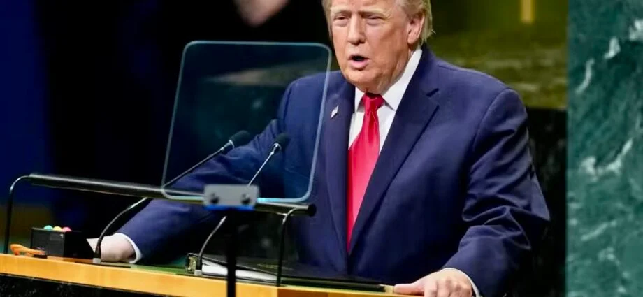 Donald Trump addresses the UN General Assembly on the Iran conflict