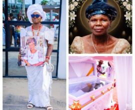 Late Mrs Maria Omoshare Ebinum burial ceremony in Orogun Delta State