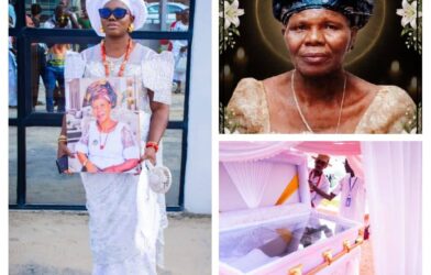 Late Mrs Maria Omoshare Ebinum burial ceremony in Orogun Delta State