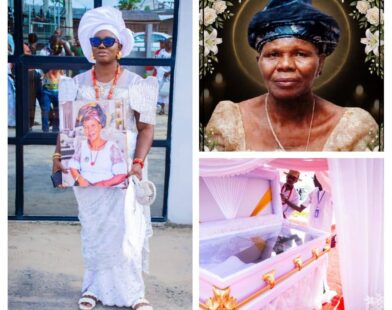 Late Mrs Maria Omoshare Ebinum burial ceremony in Orogun Delta State