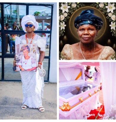 Late Mrs Maria Omoshare Ebinum burial ceremony in Orogun Delta State