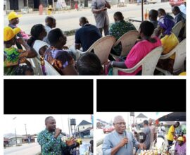 APC members and leaders at a grassroots mobilisation meeting in Okwuowori, Amukpe, Delta State