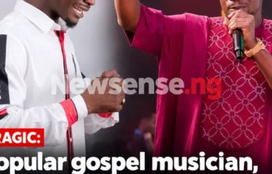 Nigerian gospel singer Toluwanisings, also known as Olayemi Bayonile Bolaji.