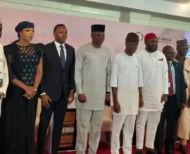 Wheat grains and flour representing Nigeria’s Project WHEAT-NESS initiative.
