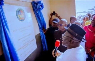 James Ibori commends Sheriff Oborevwori at Oghareki Model Technical College commissioning