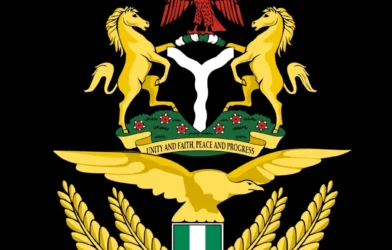 Nigerian Air Force recovery operations following the aircraft crash in Igbokoda, Ondo State.