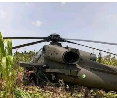 Nigerian Air Force helicopter returns to base after precautionary landing in Makurdi, Benue State