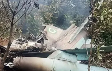Nigerian Air Force aircraft crash investigation in Ondo State