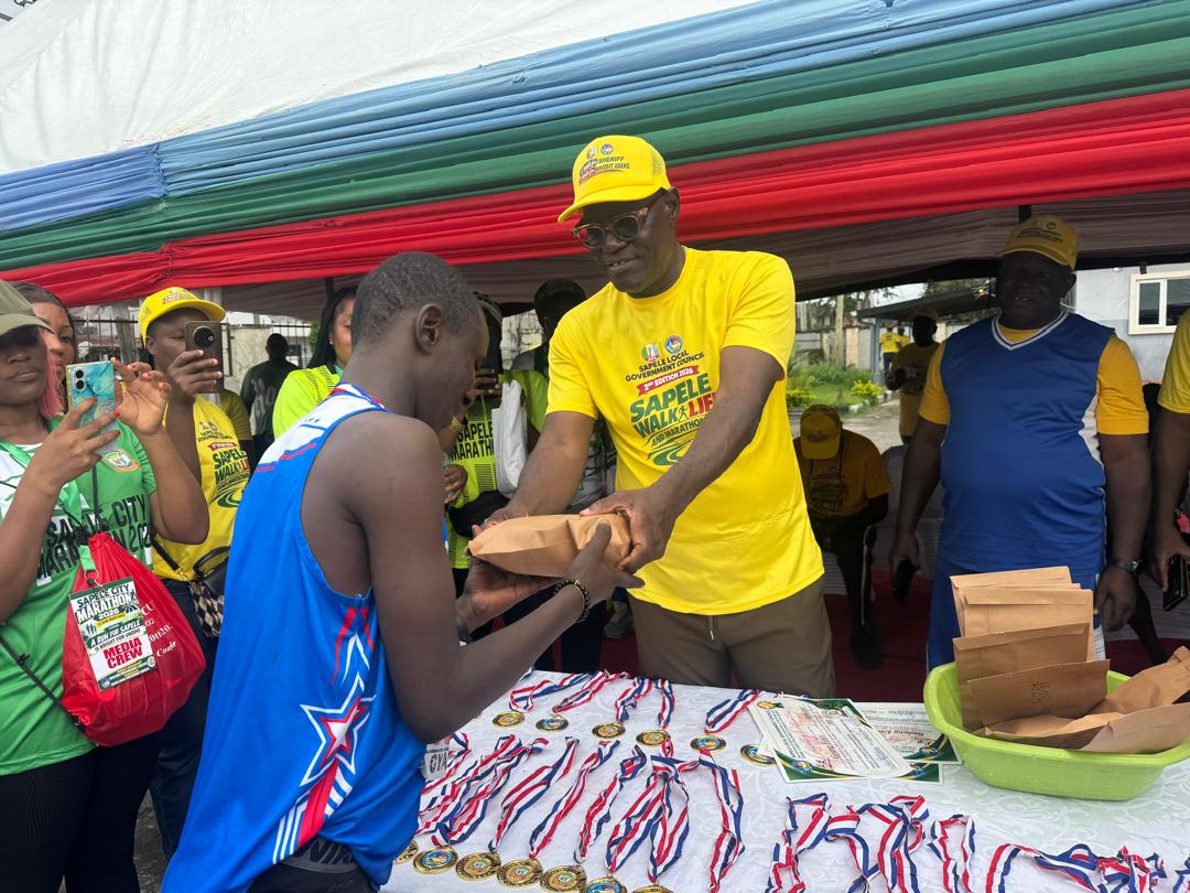 Participants at Sapele Local Government Walk for Life and Marathon 2026