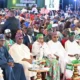 President Bola Tinubu at the inauguration of the APC Presidential Campaign Council in Abuja.