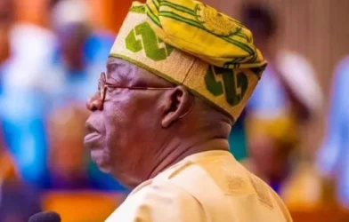 President Bola Tinubu ahead of the inauguration of the APC 2027 Presidential Campaign Council in Abuja.