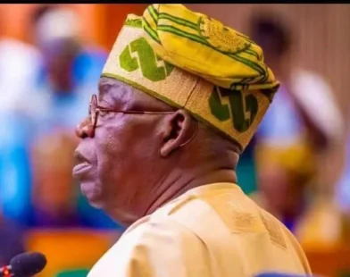 President Bola Tinubu ahead of the inauguration of the APC 2027 Presidential Campaign Council in Abuja.