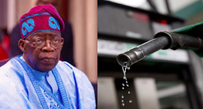 President Bola Tinubu as IMF cautions his government against restoring petrol subsidies in Nigeria.