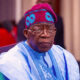 President Bola Ahmed Tinubu in a photograph accompanying an opinion article on his 2027 campaign strategy.