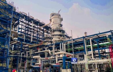 Dangote Petroleum Refinery in Lagos amid concerns over Nigeria’s crude oil supply capacity.
