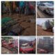 Diesel tanker involved in a reported road crash along the Ojoo-Iwo Road Expressway in Ibadan, Oyo State.