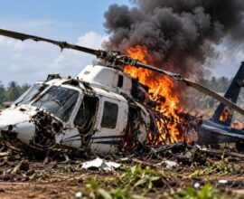 Nigerian military aircraft involved in Igbokoda crash in Ondo State